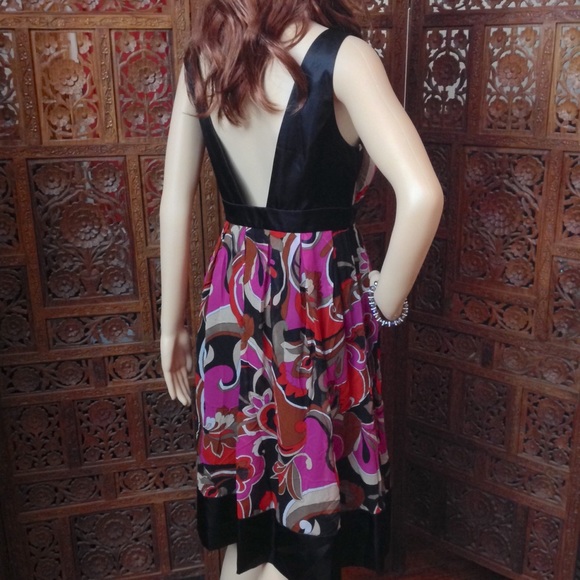 Beautiful boho - chic flirty colorful party dress! - Picture 3 of 4