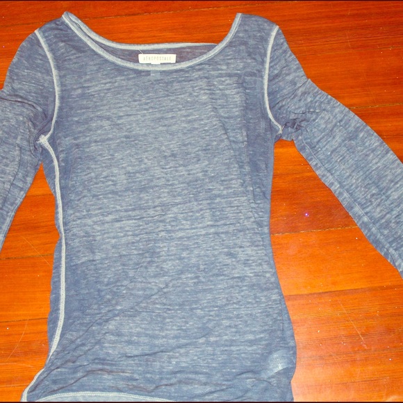 Sheer blue long sleeve shirt❌SOLD❌