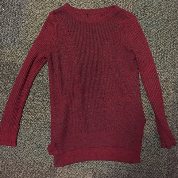 Maroon long sweater size medium/Large