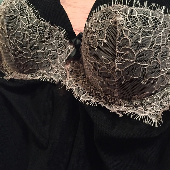 Marilyn Monroe black pink bustier lingerie size M - Picture 3 of 4