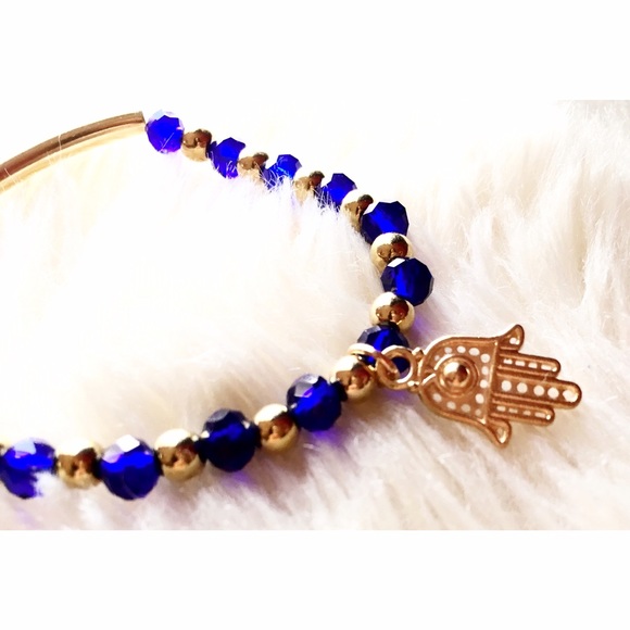 Hamsa Hand Beaded Bracelet
