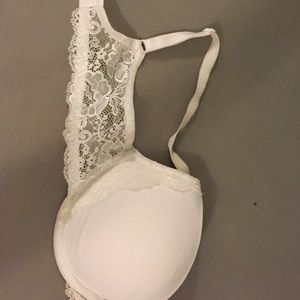 White lace bra