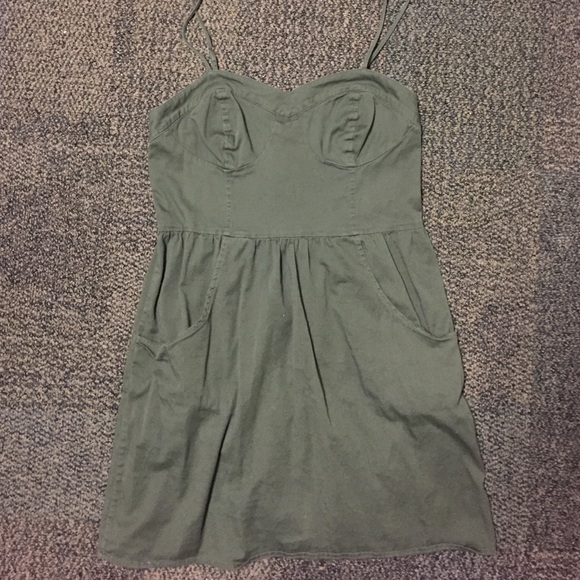 Olive green dress size medium