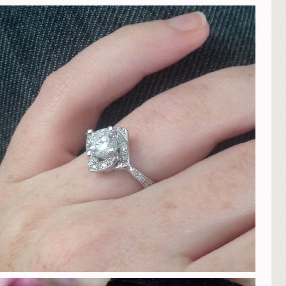 New size 6 rose flower wedding ring