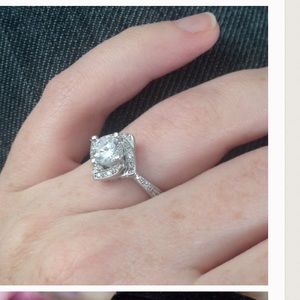 New size 6 rose flower wedding ring