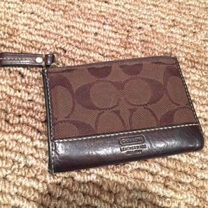 Coach mini wallet