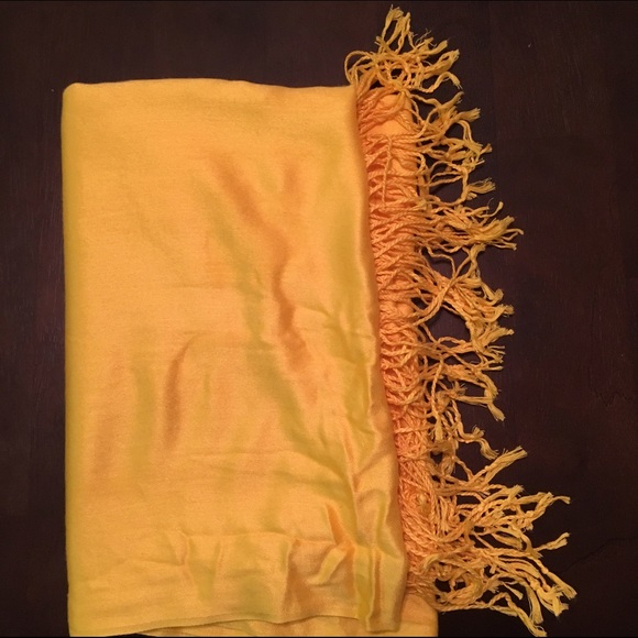 Golden yellow scarf