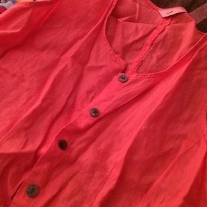 J.Jill Peach Soft Vest