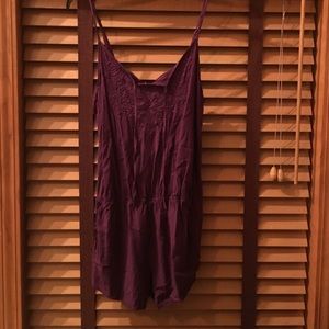 Purple romper