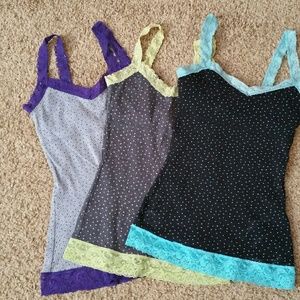 3 X Small Lace Cami's