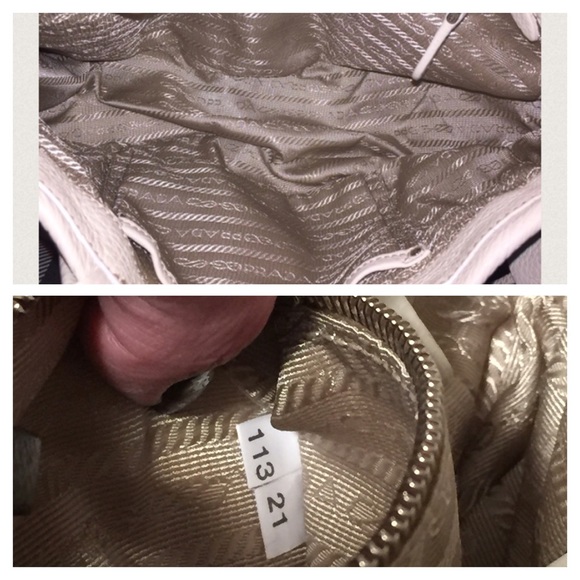 Authentic White Prada shoulder bag - Picture 4 of 6