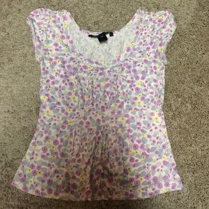 Marc Jacobs baby doll floral top xs