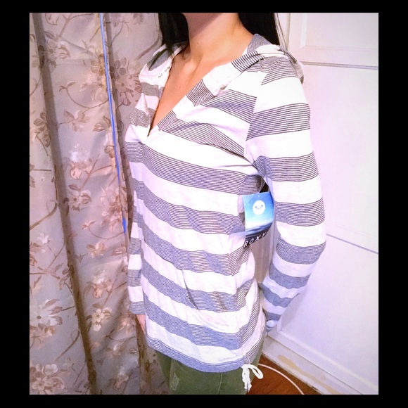 Roxy High Waist Striped Set