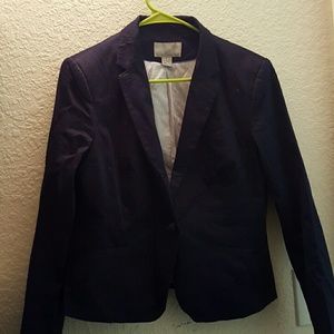 Navy blue blazer and matching skirt