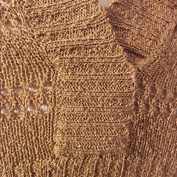 {whbm} gold sweater tunic - Picture 3 of 3
