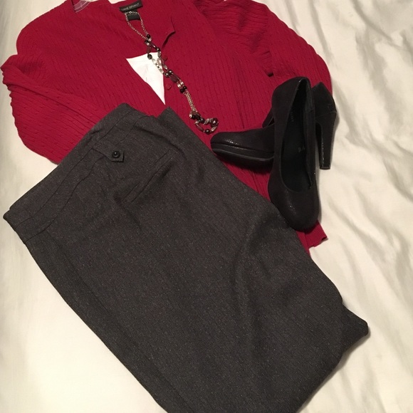 Gray dress pants