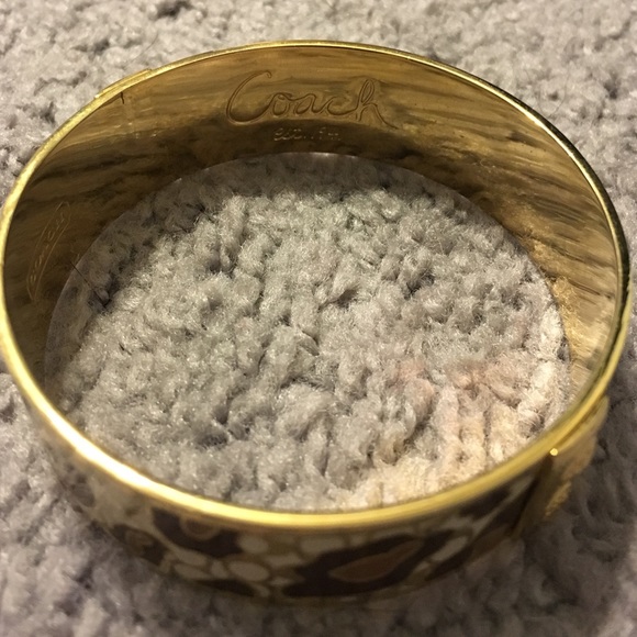 Authentic Coach Enamel Bangle Bracelet - Picture 3 of 4