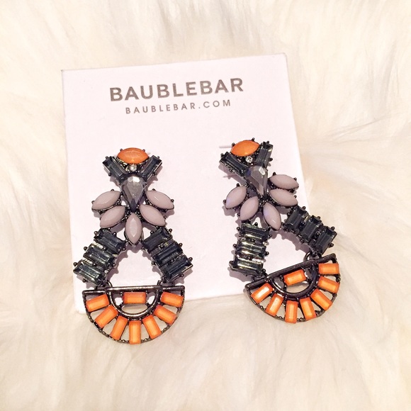 BaubleBar Jewelry - BaubleBar Orange Drop Earrings