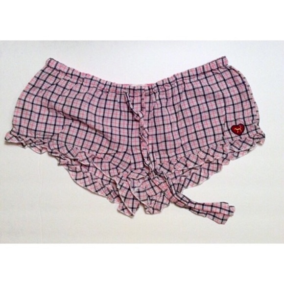 Victoria's Secret Other - Victoria's Secret PINK Plaid Ruffle Boxer