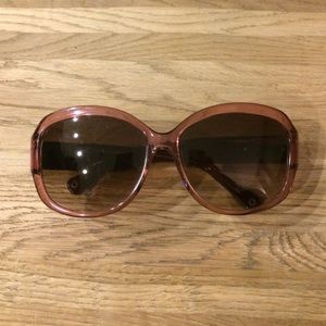 Pink Coach sunglasses