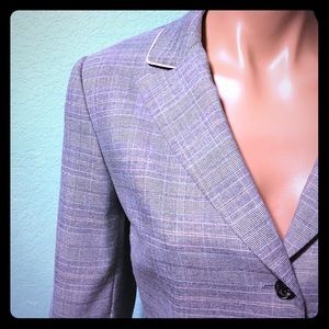 Pretty Lady Pink & Gray Plaid Suit