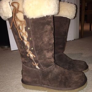 UGG suede brown boots