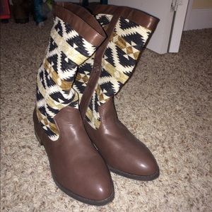 Forever 21 Aztec boots size 8.5