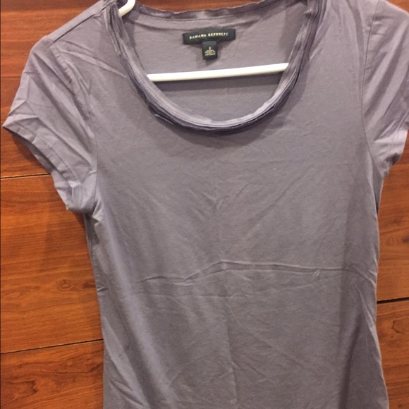 Purple Banana republic tee