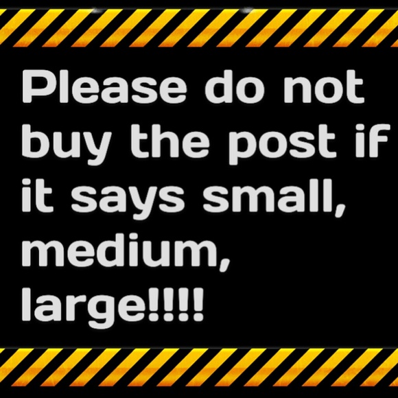 Please do not buy the post!