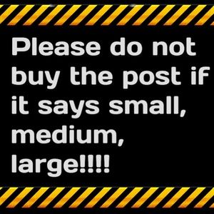 Please do not buy the post!
