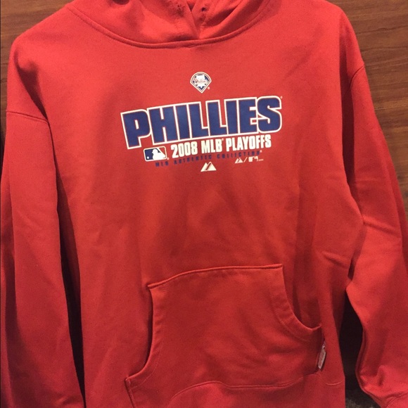 Red Phillies sweatshirt