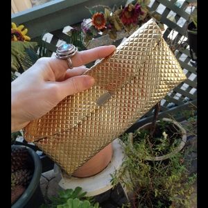 Vintage Bags - Vintage Mini Gold lame’ Quilt 50s Wallet Vintage Bags - Vintage Mini Gold lame’ Quilt 50s Wallet