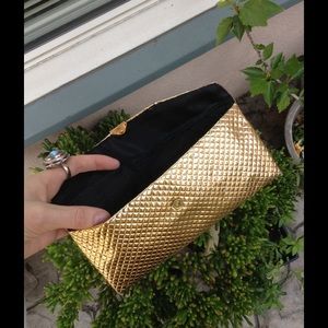 Vintage Bags - Vintage Mini Gold lame’ Quilt 50s Wallet Vintage Bags - Vintage Mini Gold lame’ Quilt 50s Wallet