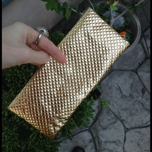 Vintage Bags - Vintage Mini Gold lame’ Quilt 50s Wallet Vintage Bags - Vintage Mini Gold lame’ Quilt 50s Wallet