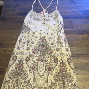 Free People Linen Short Dress