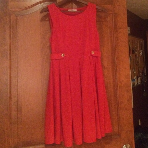 Burnt orange dress