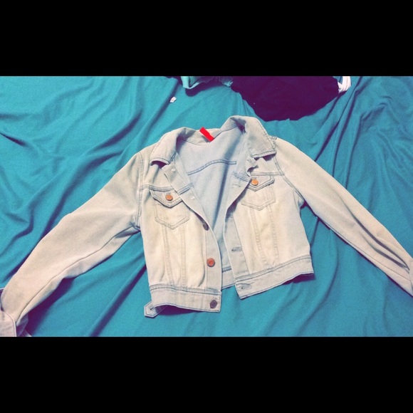 light washed jean jacket