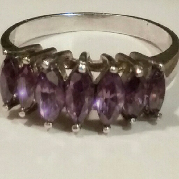 Authentic Vintage Amethyst/9.25 Sterling Ring