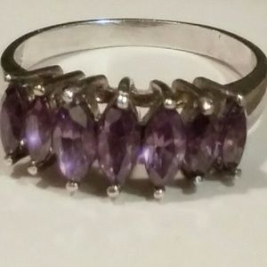 Authentic Vintage Amethyst/9.25 Sterling Ring