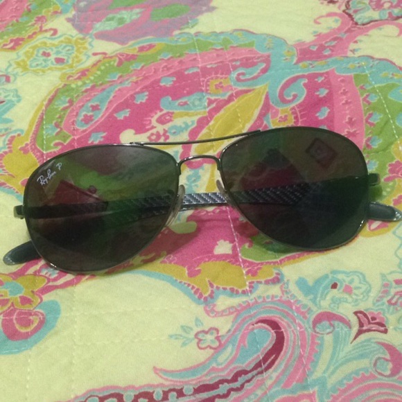 Rayban carbon fiber aviator Sunglasses - Picture 1 of 4