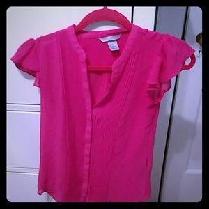 Pink H&M blouse, size 2