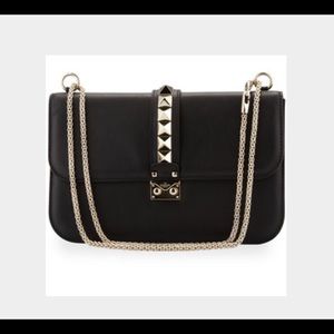 Valentino rockstud medium flap bag