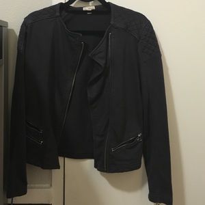 Size Small GAP Knit Moto Jacket