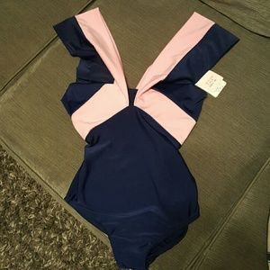 Stylish one piece swim suit