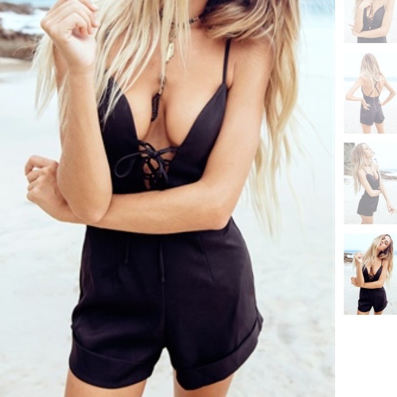 Sabo Skirt Dresses & Skirts - Sabo Skirt Black Adalia Playsuit NWT