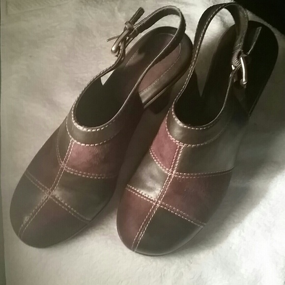 NBW Tommy Hilfiger Patchwork faux leather  Clogs - Picture 1 of 4