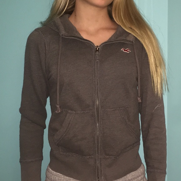 Hollister zip up sweatshirt