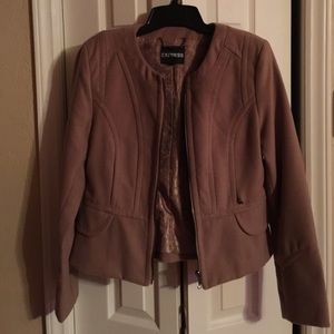 Dark taupe colored dress jacket