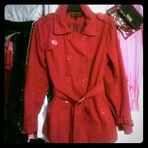 🛇SOLD🚫LADY IN RED PEACOAT