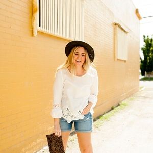 Denim Maternity Shorts